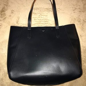 Faux Leather Tote Bag